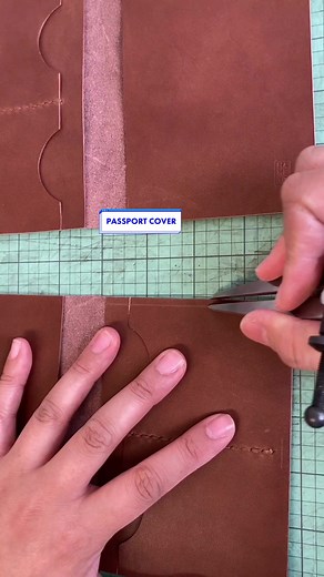 DIY Leather Passport Cover Tutorial
