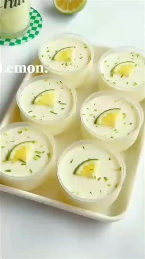 "Chilled Lemon Pudding 🍋 | Easy Summer Dessert Recipe"