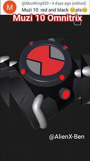 Omnitrix for my Subscriber @MuziKing420 @AlienX-Ben #viral #trending #shortfeed #prototype