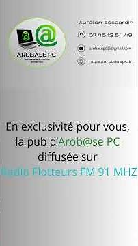 Pub d’Arob@se PC Radio Flotteurs FM