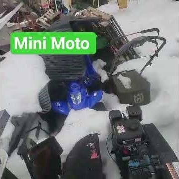 mini chopper build we found a motor donor