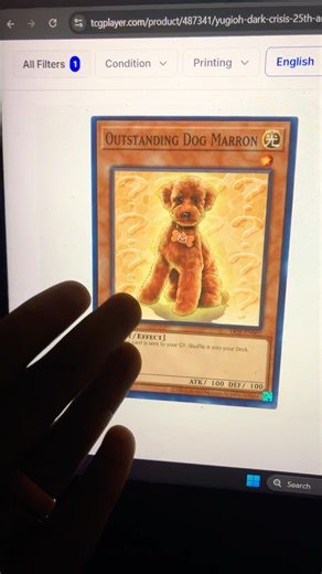 Yu-Gi-Oh Card Story : Outstanding Dog Marron