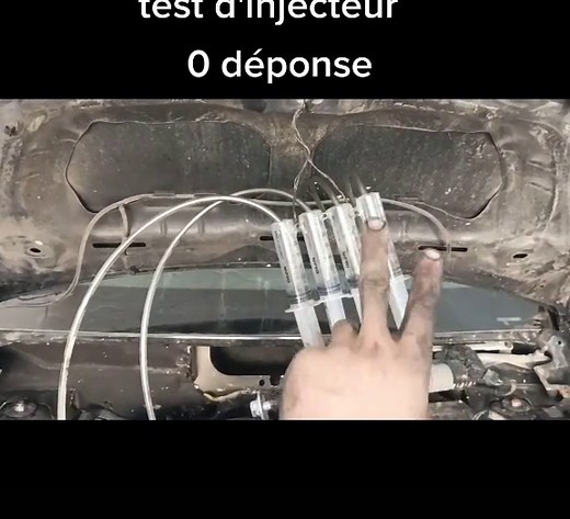 test d'injecteur ( consommation excessif /monque de tirage/ claquement d'injecteur )