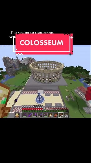 Minecraft Colosseum Build: Step-by-Step Tutorial
