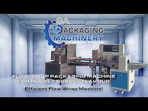 Flow Wrap Packaging Machine for Hubbly Bubbly Flavour | SA Packaging Machinery