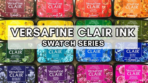 Versafine Clair Ink Swatch – Complete Color Overview