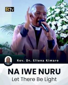 Na iwe nuru. Let there be light.