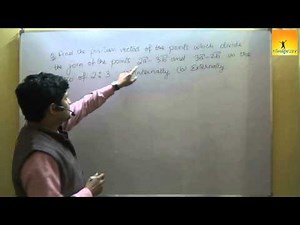 Class 12 Maths CBSE Vectors -Section formula and examples