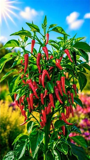 I Grew 100+ Chillies in One Pot 😱🌶️ #shorts”#shortsfeed #satisfying