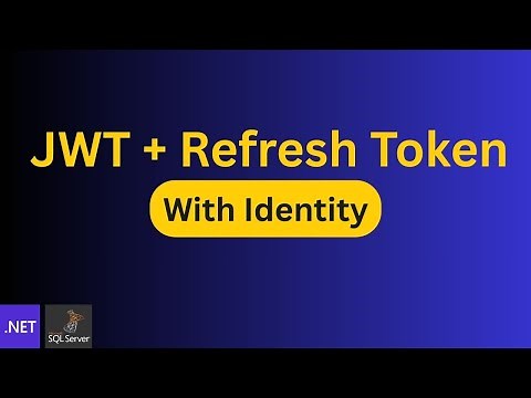 Dotnet core JWT authentication and refresh token with sql sever