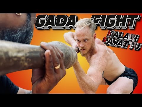 Traditional Gada Fight from Kalaripayattu | Indian Martial Arts