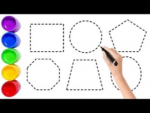 2D Shapes Learning Adventure: Colors and Drawing for Toddlers