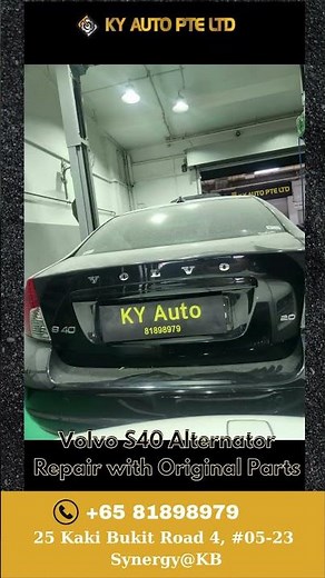 Volvo S40 Alternator Repair with Original Parts