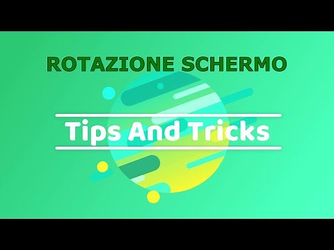 001 - Rotazione dello schermo con Windows 10