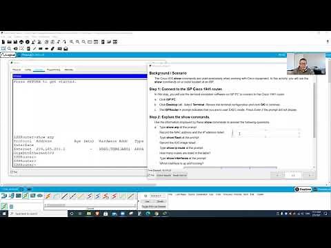 8.4.1.3 Packet Tracer – Using the Cisco IOS Show Commands