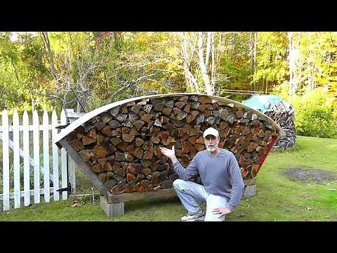 Quick And Easy Firewood Rack