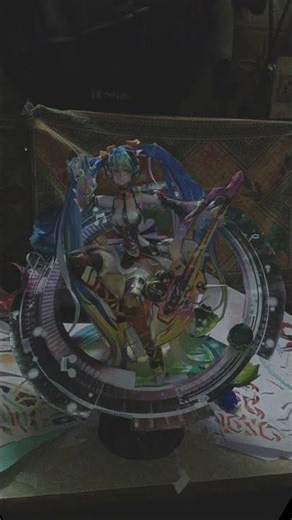 virtual pop star miku papercraft #vocaloid #初音ミク #hatsunemiku #プロセカ #mitchiem #プロジェクトミライ #mikucraft