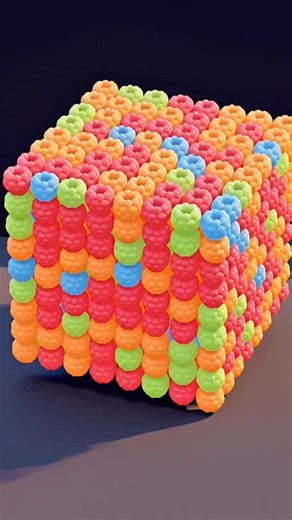 Raspberry Drop 🍓#blender3dartist #3danimation #satisfyingvideos #visualasmr #blender3d