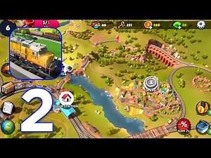 Train Station 2: Railroad Sim Gameplay Walkthrough | Level 5 to Level 6 - Part 2 (iOS, Android)