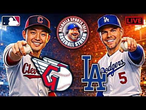 ⚾ Los Angeles Dodgers vs Cleveland Guardians LIVE 🔴 | MLB LIVE STREAM | Watch Party & Play-By-Play