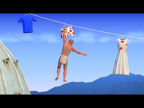 絶対に諦めない！何度落ちようとも頂上まで登ってやる！【A Difficult Game About Climbing】