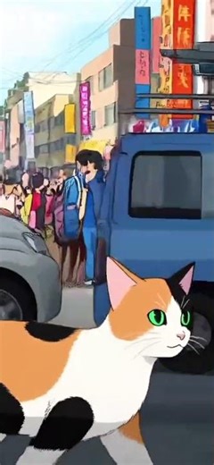 The Daily Commute of a Cool Cat.