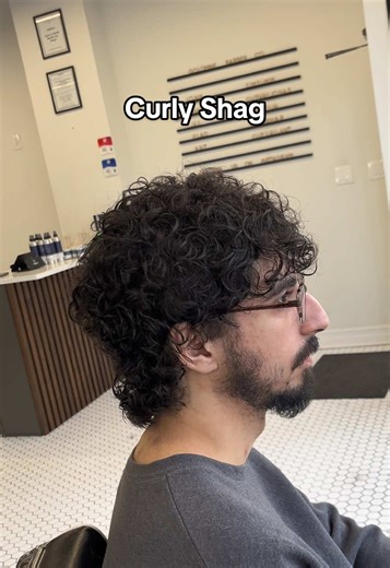 Modern Curly Shag on 3a-3b curly hair with layers for movement and shape. 📍 Highland Park, New Jersey #curlyshag #curlyhair #curlyhaircut #hairstyle #newjersey