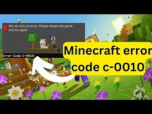 Minecraft: Error Code D-0010 (Quick fix) || Fix Minecraft Error Code D-0010 ⚠️2026⚠️