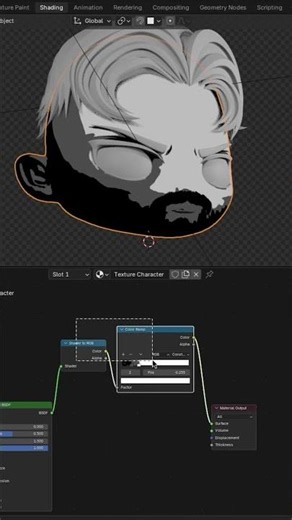 Hand-Painted Texture in Blender 🎨🔥Short Texture