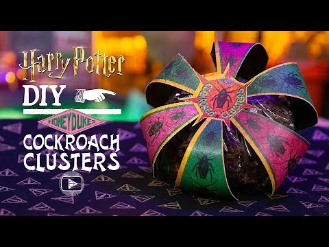 Cockroach Clusters from Honeydukes - Harry Potter DIY