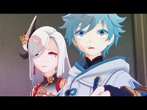 Something strange | Shenhe, Chongyun & Hu Tao | MMD Genshin Impact