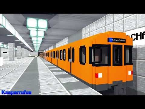 Berliner U-Bahn Animation V2 | Minecraft Animation