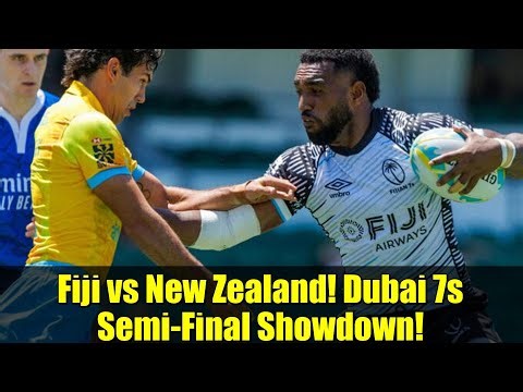Fiji vs New Zealand! Dubai 7s Semi-Final Showdown! | Rugby Highlights & Reaction