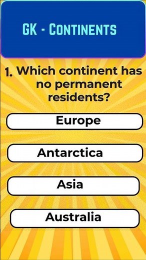 🌍 Geography Quiz: Continents Edition | Expert Level