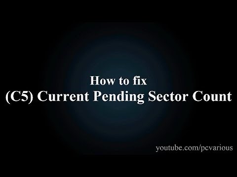 How to fix Current Pending Sector Count