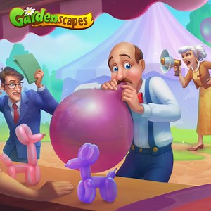Oh no, the fair in town is at risk! Help Austin and Katherine save the day: https://plrx.me/ZlrdcT2Sgc 🎡 Dive into the game now for a memorable story and tons of rewards 🥳 | Gardenscapes