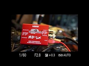decimator md-lx bi directional converter hdmi sdi with atem blackmagic design