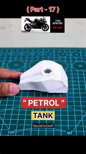​Scratch-building the Apache Tank from Plastic Sheets! 📐🏍️ #Part17
