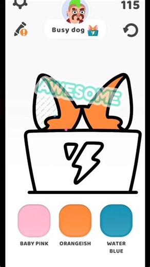 Coloring Bolt the dog #art #drawing #gameplay