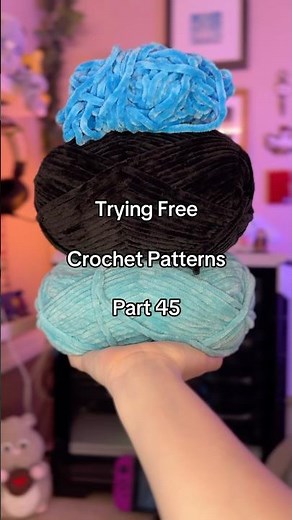 Trying free crochet pattern part 45!