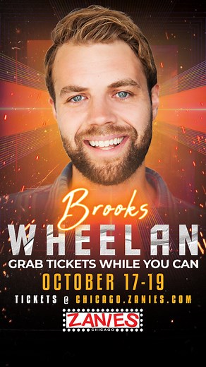 Brooks Wheelan makes his way to Zanies this weekend, October 17-19! Limited tickets are still available for select shows only and selling quickly, Chicago--> https://bit.ly/Chicago_Wheelan24 | Zanies Comedy Club Chicago