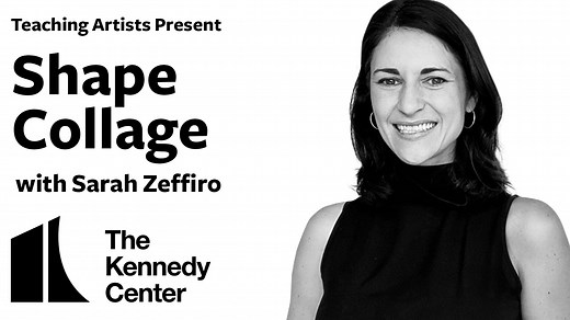 Shape Collage with teaching artist Sarah Zeffiro