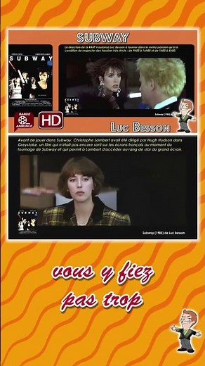 Subway de Luc Besson (1985) #christophelambert #isabelleadjani #richardbohringer