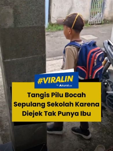 Seorang pengguna TikTok membagikan video menampilkan anaknya yang menangis sesampainya ia di rumah setelah pulang sekolah. Ternyata, sang anak menangis lantaran diejek 'tidak punya ibu' oleh teman-temannya di sekolah. Sang anak yang dipanggil Vino itu pun menceritakan awal mula dirinya diejek hingga dibuat menangis selama di sekolah. Vino mengaku sedang bermain bersama teman-temannya, sebelum tiba-tiba ia diejek dengan nama almarhumah ibunya. Ia pun membalas ejekan itu dengan harapan temannya be