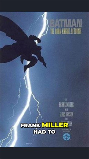 Dark Knight Returns Cover!