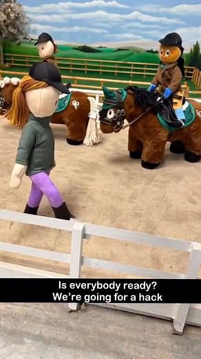 Crafty Ponies hack out on the moors #equestrian #toy #education #craftyponies #ridingschool | Crafty Ponies