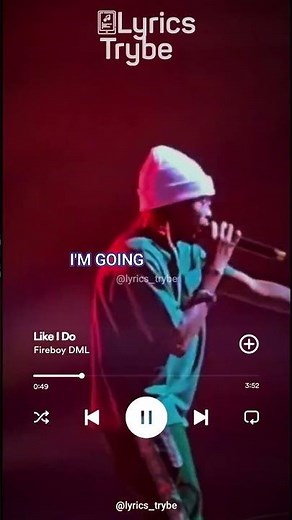Fireboy DML - Like I Do (Lyrics)