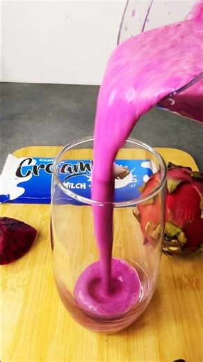 Dragon Fruit Milkshake | Creamy & Refreshing Smoothie Recipe 🥤✨#dragon #juice #viral #shorts