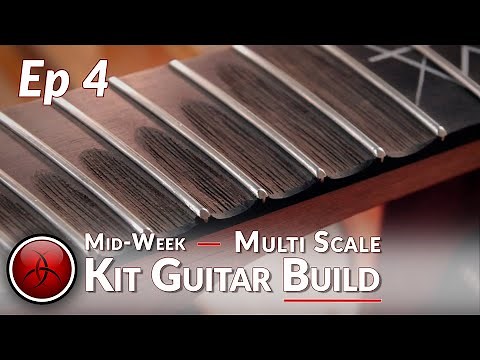 Ep 4 - Shred - Scalloped Fretboard - How to Build a UNIQUE Multi-Scale Kit Guitar