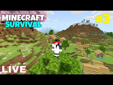 Cherry survival part 3 || Minecraft hindi || Naxico Gamer live